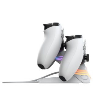 Зарядная станция DualSense AFTERGLOW WAVE White PS5 Dual Charger PDP