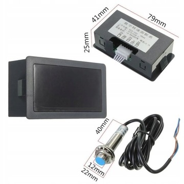 ЦИФРОВОЙ ТАХОМЕТР СЧЕТЧИК ОБ/МИН СВЕТОДИОДНЫЙ ТАХОМЕТР