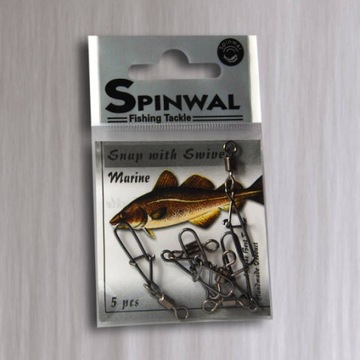 SPINWAL KRĘTLIK Z AGRAFKĄ MARINE 5 szt.