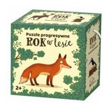 Rok w lesie. Puzzle progresywne