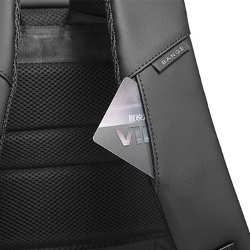 Водонепроницаемый деловой РЮКЗАК BANGE для USB-НОУТБУКА