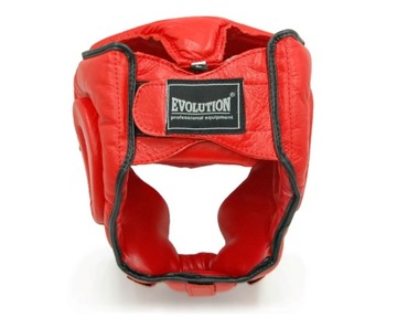 Тренировочный боксерский шлем с эволюционной кожаной маской