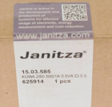 JANITZA 1503585 KUW4.2/60 500/1A Кабель с разъемной жилой