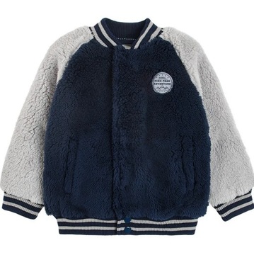 COOL CLUB Ciepła futrzana bluza rozpinana r 164