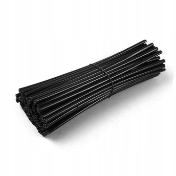 NAKŁADKI NA SZPRYCHY - 2 KOŁA - 36 SZTUKI CZARNE