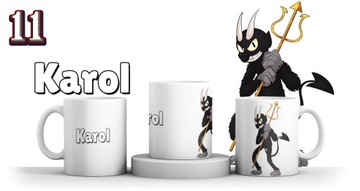 KUBEK CUPHEAD PREZENT + IMIE + KARTONIK