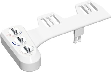 Чехол на сиденье унитаза-биде Hibbent с двойной самоочищающейся насадкой, белый