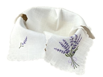 Serwetka do koszyka na pieczywo 44x44 cm Lawenda