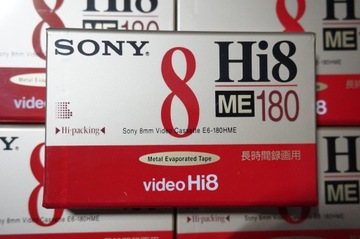 KASETA Hi8 SONY Metal Evaporated HG E6-180HME 180 min