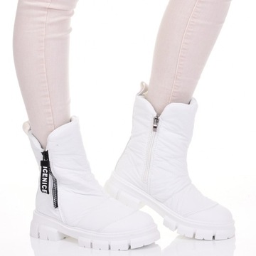 МОДНЫЕ ЖЕНСКИЕ СНЕЖНЫЕ БОТИНКИ, УТЕПЛЕННАЯ ЗИМНЯЯ ОБУВЬ НА ПЛАТФОРМЕ