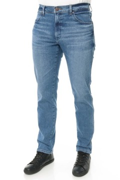 WRANGLER RIVER spodnie proste tapered jeansy W38 L34