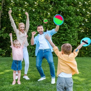 Игра Catch Ball на липучке Аркадная игра BALL весла ПОЛНЫЙ КОМПЛЕКТ