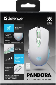 Мышь DEFENDER Pandora GM-502 Белый