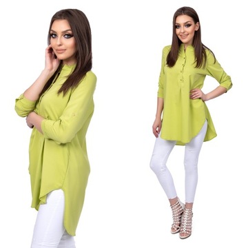 Luźna kobieca elegancka TUNIKA OVERSIZE roz - 54