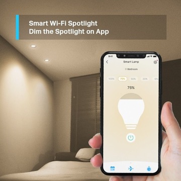 Inteligentna żarówkaTP-Link Tapo L610, Smart Wi-Fi, GU10, 2, 9W, ciepła bie