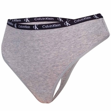 CALVIN KLEIN STRINGI DAMSKIE MAJTKI THONG 7PK WIELOKOLOROWE r.M