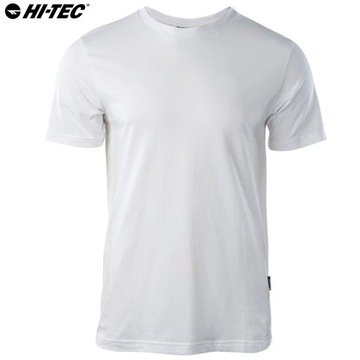 Koszulka Męska HI-TEC PLAIN T-Shirt Podkoszulek Limitowana Bawełniana L