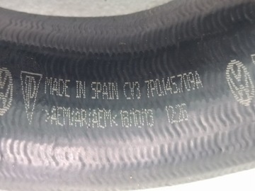 7P0145709A TRUBKA PŘÍVOD WAZ INTERCOOLER 3.0 TDI VW TOUAREG 7P 2010-2018R