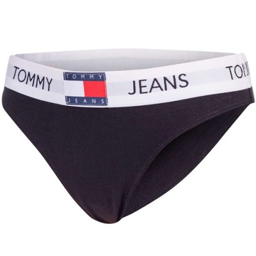 TOMMY HILFIGER BIKINI DAMSKIE MAJTKI 1 PARA CZARNE r.M