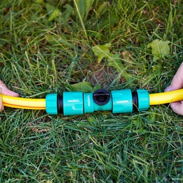 СОЕДИНИТЕЛЬ САДОВОГО ШЛАНГА, ДВУХСТОРОННИЙ ПЕРЕХОДНИК ДЛЯ СОЕДИНИТЕЛЕЙ ШЛАНГА, ЗАКРЫВАЮЩИЙ КЛАПАН