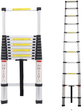 DRABINA TELESKOPOWA PRZYSTAWNA 3.2m 12.5ft Dayplus