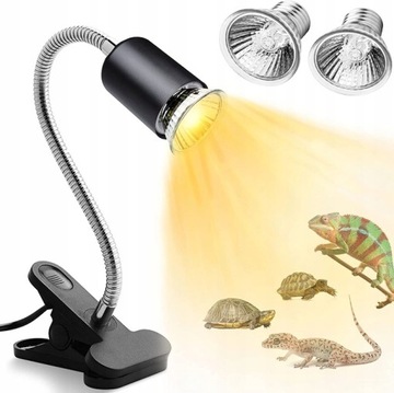 LAMPA GRZEWCZA SZTUCZNA KWOKA PROMIENNIK ZESTAW