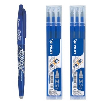 DŁUGOPIS WYMAZYWALNY Pilot Niebieski + 6x Wkłady