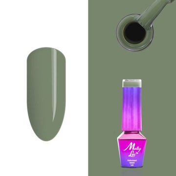 Lakier hybrydowy MollyLac Pastel glade zielony 106