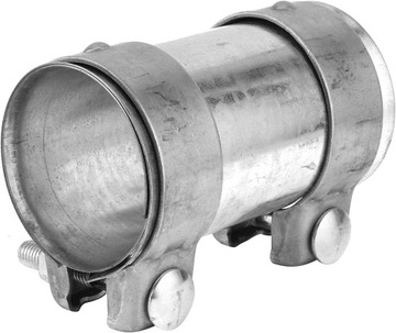 ZŁĄCZE RURY WYDECHOWEJ 51 x 125mm STAL NIERDZEWNA