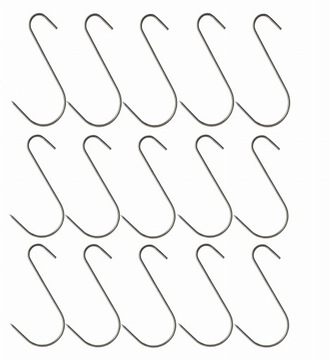 HAKI wędzarnicze DUŻE S-3/15cm 15szt do borniaka