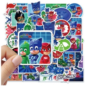 Naklejki Pidżamersi Pj Masks 50 sztuk