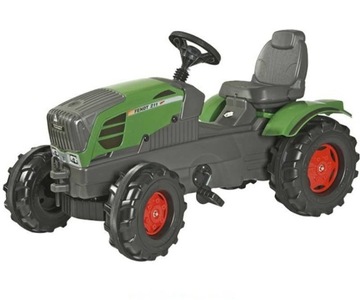 TRAKTOR NA PEDAŁY ROLLY TOYS FENDT OGROMNY XL ROLLYFARMTRAC 3+ CICHE KOŁA