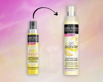 JOHN FRIEDA GO BLONDER НАБОР ДЛЯ ОСВЕЗЛЕНИЯ ВОЛОС СПРЕЙ ШАМПУНЬ-КОНДИЦИОНЕР