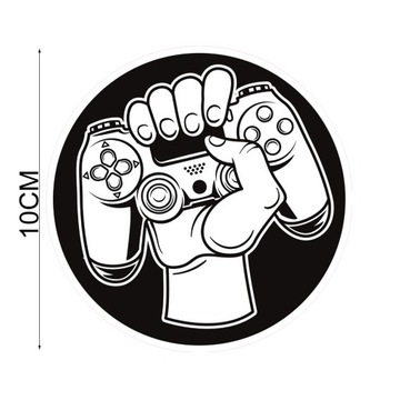 NAKLEJKA gamerska dla gracza Joypad w garści play