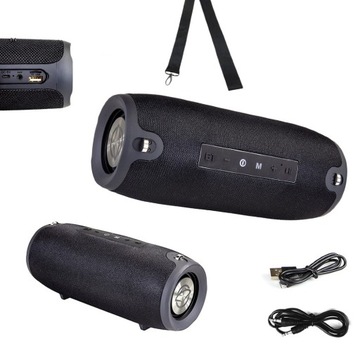 GŁOŚNIK BLUETOOTH PRZENOŚNY RADIO MANTA TWS IPX4