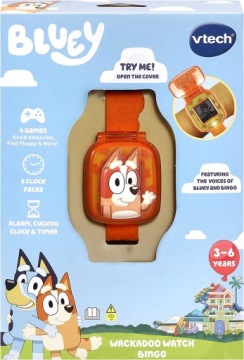 VTECH Bluey Wackadoo Watch Bingo Годинник електронний (Англійська Версія)