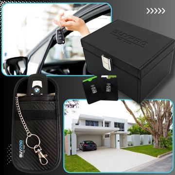 Pudełko na kluczyk KEYLESS / ETUI na Kluczyki RFID Wysoka Jakość + GRATIS!
