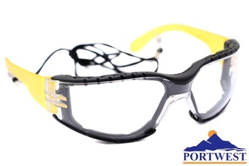 Okulary Wrap Around Plus PORTWEST Przezroczysty