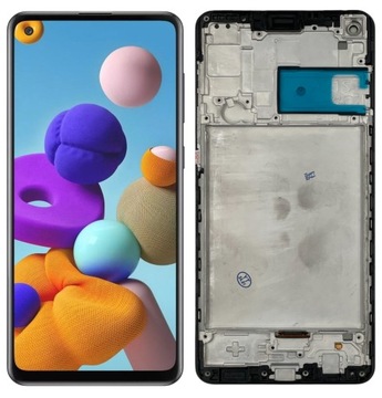WYŚWIETLACZ LCD RAMKA EKRAN DO SAMSUNG GALAXY A21s A217