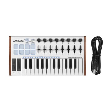 WORLDE TUNA MINI Ультрапортативный USB MIDI с 25 клавишами