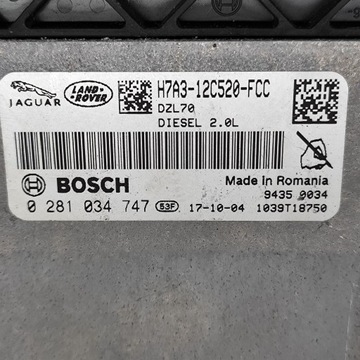 JAGUAR F-PACE 2017 ŘÍZENÍ / MODUL ECU