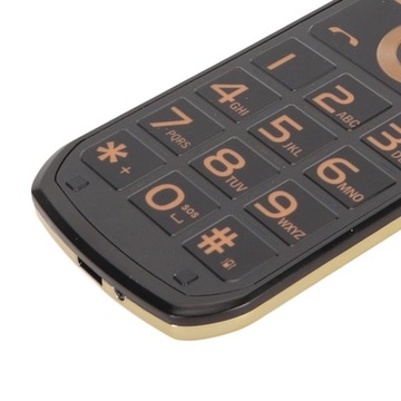 Telefon komórkowy z klapką 4g dla seniorów z dużym przyciskiem i wyraźnym d