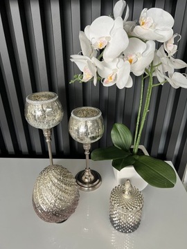 JAJO WIELKANOCNE DUŻE SZKLANE JAJKO FIGURKA OZDOBA NA WIELKANOC 25 CM