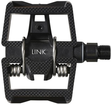 Двусторонние велосипедные педали TIME ATAC Link + Easy SPD BLOCKS, пристегиваются в помещении