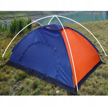 ТУРИСТИЧЕСКАЯ ПАЛАТКА 2-МЕСТНАЯ, МОСКИТНАЯ СЕТКА