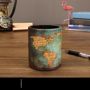 РЕТРО ПОДСТАВКА ДЛЯ КАРАНДАШЕЙ ПОДАРКИ КРУЖКА ДЛЯ КИСТЕЙ ДЛЯ МАКИЯЖА