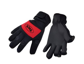 RĘKAWICE NEOPRENOWE YORK BLACK/RED-L