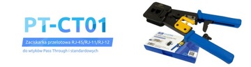 Обжимной инструмент для традиционных вилок RJ45 RJ11 PT-CT01 Резак для корпусов