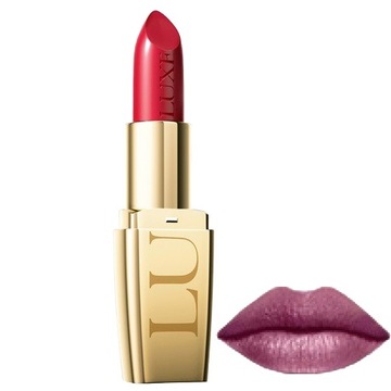 AVON Luxe Kremowa szminka z jedwabiem Runway Plum