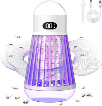 LAMPA OWADOBÓJCZA LAMPA NA KOMARY MUCHY MESZKI ĆMY MOLE OSY OWADY 2 W 1